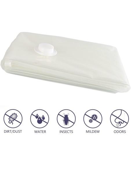 Bolsas Almacenaje Ropa Vacio, Bolsa al Vacio Ropa, Edredones, Almohadas, Mantas con/sin Bomba de mano