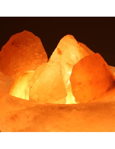 Lámpara de sal del himalaya natural...