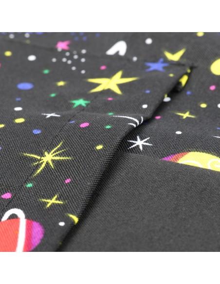 Casaca Señora Sin Mangas con Botón Uniforme Laboral Limpieza con Dibujo