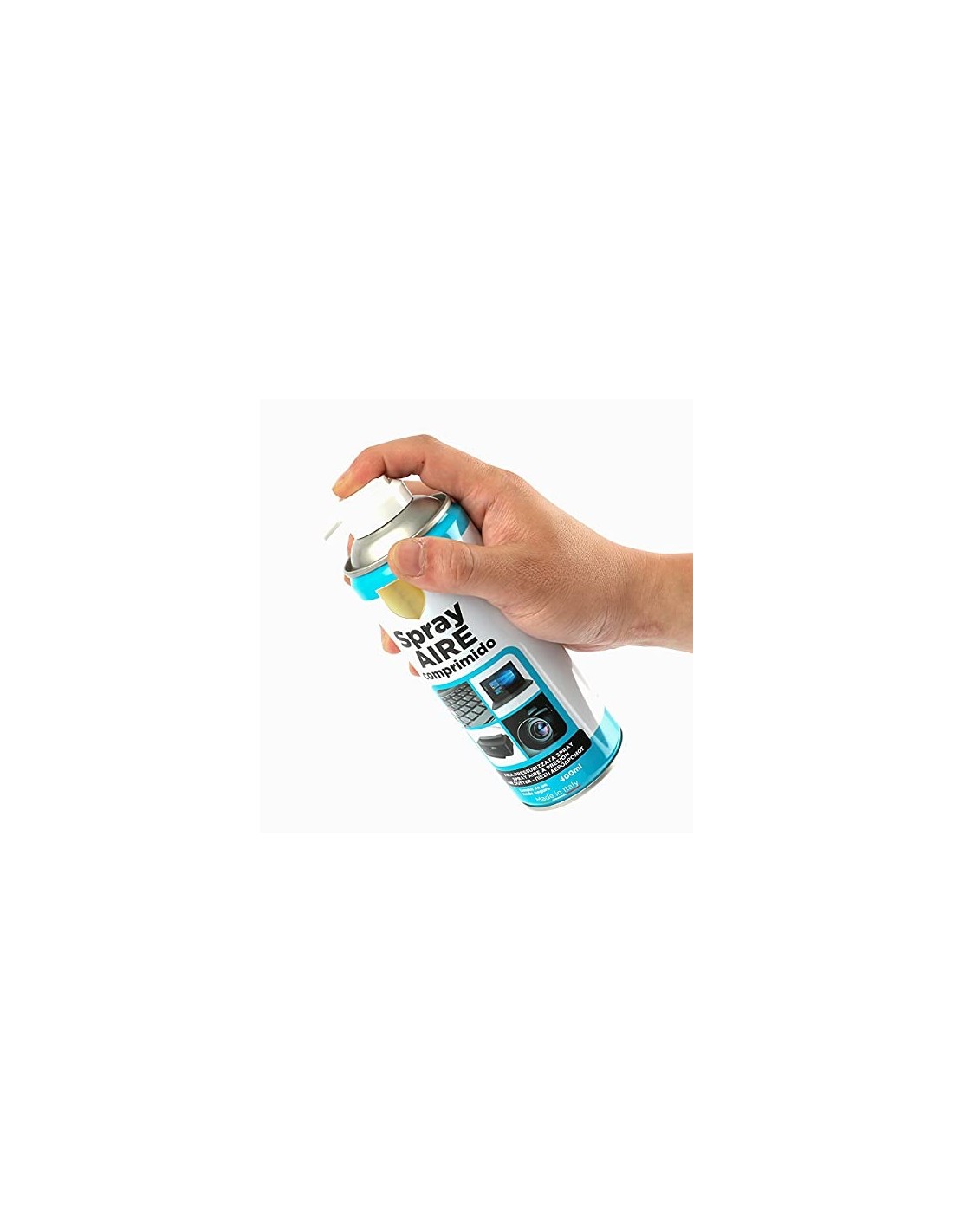 D.RECT Aire comprimido 400ml - Spray Limpiador, Compresor de Aire