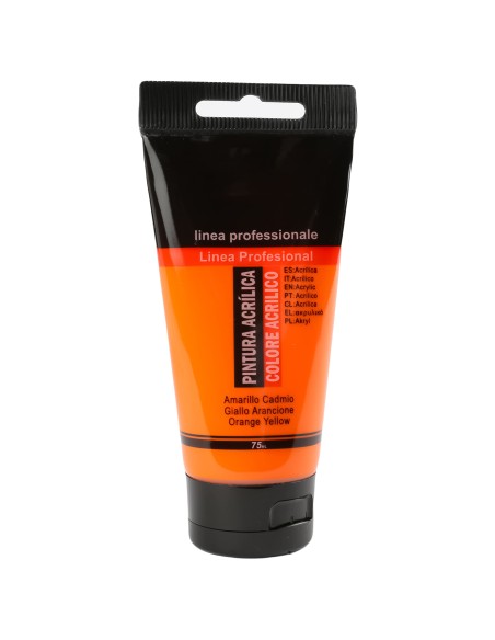 Pintura Acrílica Colores, Alta Cobertura y Resistencia a la Luz, Pintura Acrílica Profesional, Tubo de 75ml