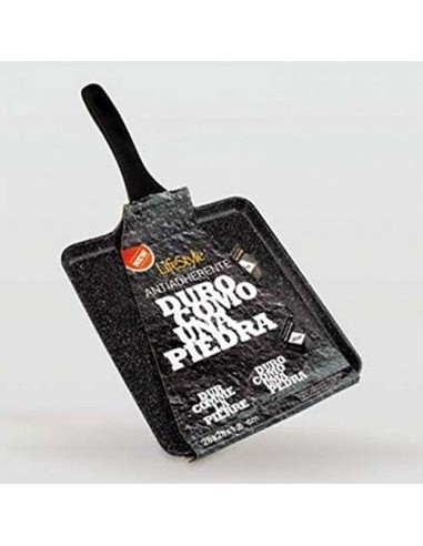 Asadora aluminio forjado lisa piedra...