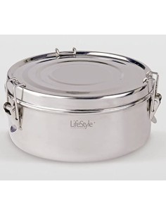 Fiambrera Inox C/Plato 18 Cm