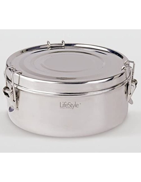 Fiambrera Inox C/Plato 18 Cm