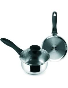 Cazo tapa, acero, plata, 16...