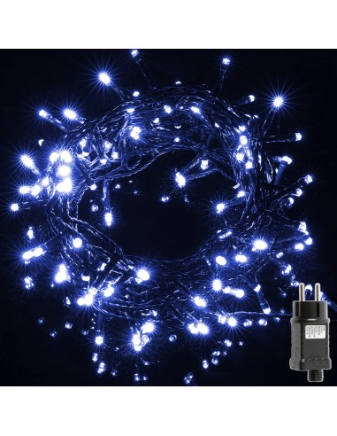 Hanselhome Guirnalda Luces Led de Navidad Luces de Arbol de Navidad Uso Interior/Exterior IP44 Impermeable Luz Multicolor Cable Verde, 300 Leds 18M 