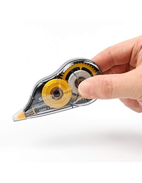 6 Cintas Correctora Blanca Cinta de Escritura 5mm x 8 m