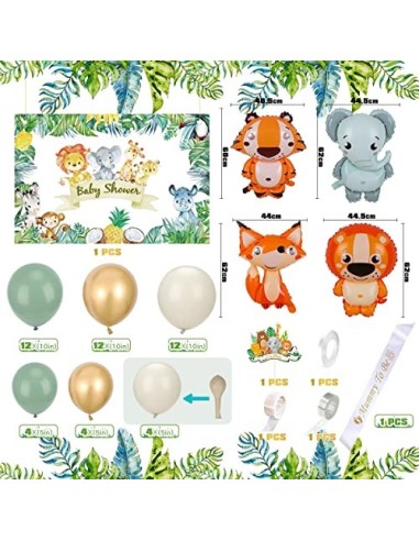 Baby Shower Decoracion Niño Niña, Gender Reveal Niño o Niña, Verde Globos Decoracion MOMMY BE BE Sash Baby Shower Backgroung 