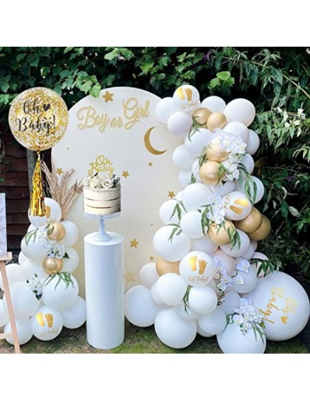 Baby Shower Niña Niño, Globos Decoracion Baby Shower Dorado Unisex Momia para Ser Faja Pancartas para Baby Shower Adornos par