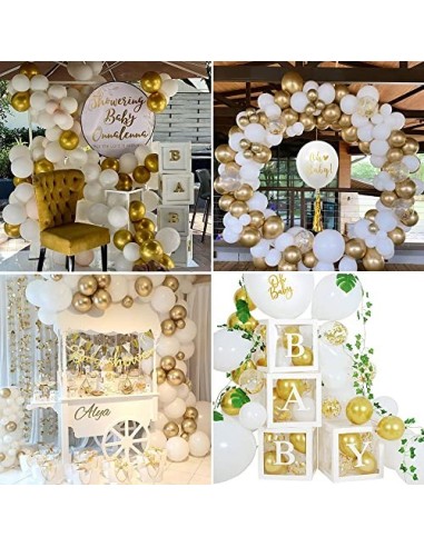 Baby Shower Niña Niño, Globos Decoracion Baby Shower Dorado Unisex Momia para Ser Faja Pancartas para Baby Shower Adornos par