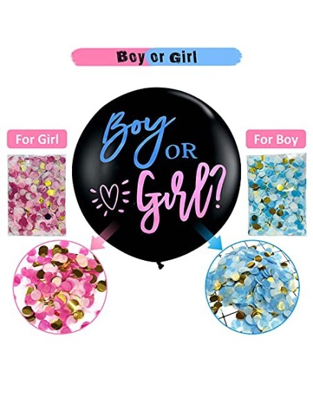 Baby Shower Decoraciones de Revelación de Género Bandera de Niño O Niña Género Revelan Partido Kit con Globo para El Género, 