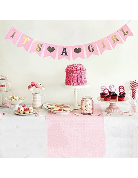 Crazy-M Decoración de Baby Shower para niñas/es una niña babyshower decoración/Baby Shower decoración Globos