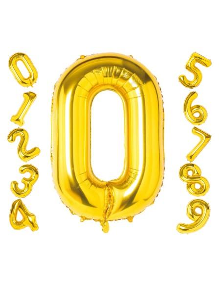 Globo Número Azul/Rojo/Oro/Plata/Oro rosa/Arco iris 105cm Gigante Globo Mylar Grande Ideal para Fiesta Apto para Helio