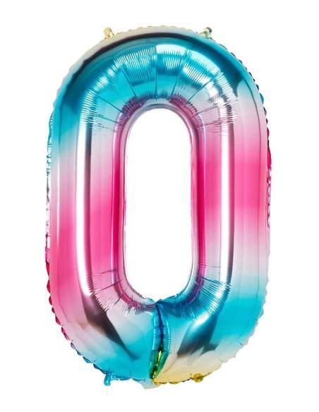 Globo Número Azul/Rojo/Oro/Plata/Oro rosa/Arco iris 105cm Gigante Globo Mylar Grande Ideal para Fiesta Apto para Helio