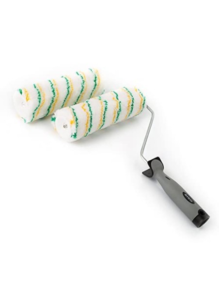 RIGO Rodillo Pintura Antigoteo Reutilizables de 22cm Con 2 Recambio - Perfecto para Paredes y Techos y Decoración del Hogar