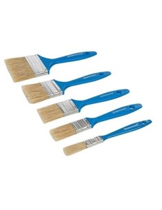 Silverline 314733 Juego de Pinceles Desechables para Pintar, 5 Unidades