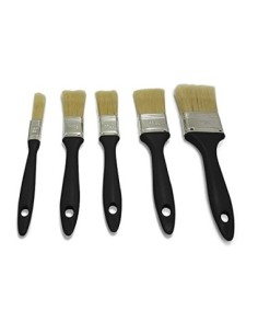 Brochas pintura set de 5 unidades pinceles pintura, brochas pintura pared, brochas pintura madera, brochas barniz madera, bro