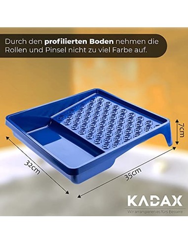 Bañera de pintura Kadax, carcasa de pintura de plástico, bandeja de pintura con mango manejable, gran carcasa de pintura, acc