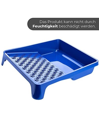 Bañera de pintura Kadax, carcasa de pintura de plástico, bandeja de pintura con mango manejable, gran carcasa de pintura, acc