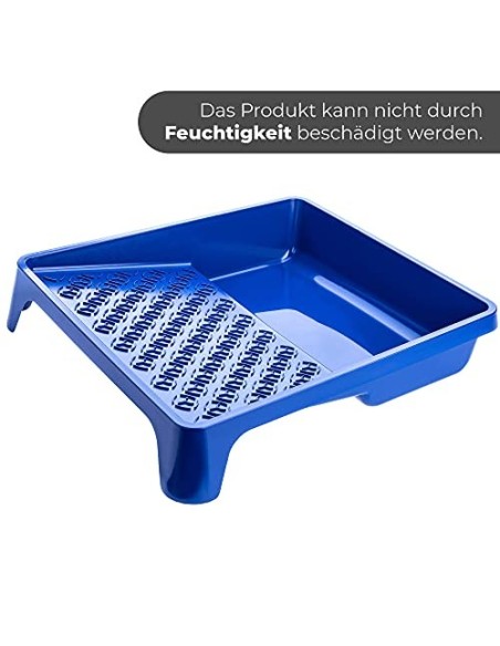 Bañera de pintura Kadax, carcasa de pintura de plástico, bandeja de pintura con mango manejable, gran carcasa de pintura, acc