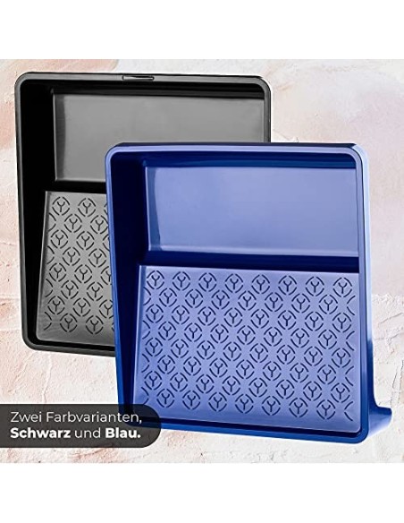 Bañera de pintura Kadax, carcasa de pintura de plástico, bandeja de pintura con mango manejable, gran carcasa de pintura, acc