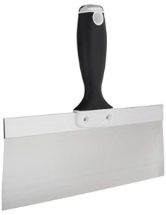 Amazon Basics - Espátula para yeso de acero inoxidable con agarre suave de 25.4 cm con extremo de martillo 2