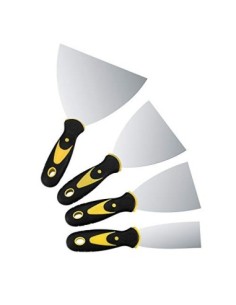 Espátulas Masilla, Espátulas de Acero Inoxidable, Espátula Rasguños de Rascador, Cuchillo de llenado Herramienta Multiusos pa