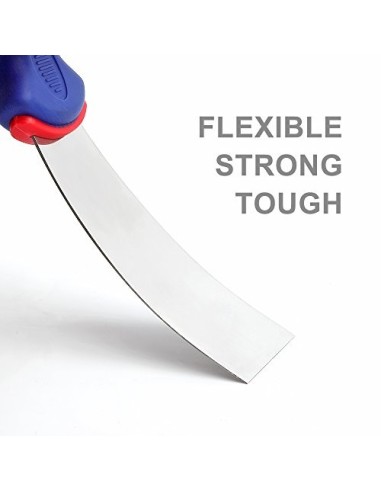 WORKRPO Juego de Espátulas de Acero Inoxidable en 4 Formas 4/7.5/10 / 15 CM de Ancho