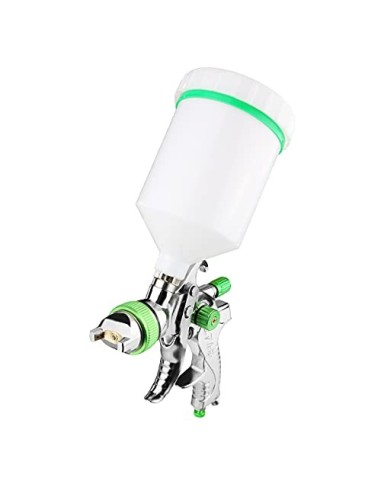 HVLP Pistola Pintura con 3 Boquillas 1,4 mm 1,7 mm 2,0 mm Sistema Profesional de Pintura Boquilla de Acero Inoxidable para Pi