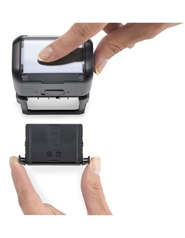 Trodat 4911 Printy Sello Fórmula Comercial con Texto ABONAR EN CUENTA, entintaje automático, Tamaño de la Placa de Texto 37 x