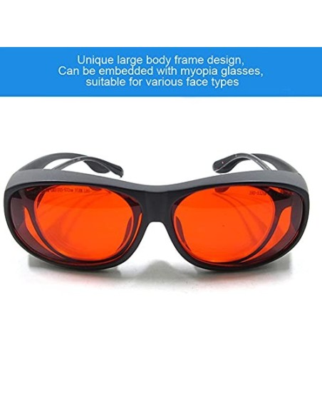 Gafas De Seguridad Láser, Gafas De Protección Ocular Anti UV,200-540 NM Remoción De Tatuajes Gafas De Seguridad Láser Adecuad
