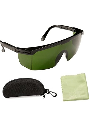 Geevorks Gafas de protección láser 200nm-2000nm Gafas de seguridad láser OD4 + Gafas protectoras con estilo