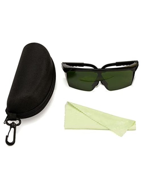 Geevorks Gafas de protección láser 200nm-2000nm Gafas de seguridad láser OD4 + Gafas protectoras con estilo