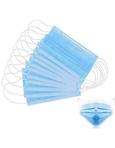 SYMTEX 100 Unidades Mascarillas Quirúrgicas Tipo IIR Certificado CE, Mascarilla médicas homologadas, 3 capas, Alta eficiencia