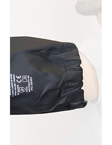 Rostaing WETPRO/IT10 - Guante impermeable de gran longitud con protección total frontal del brazo con cierre elástico, color 
