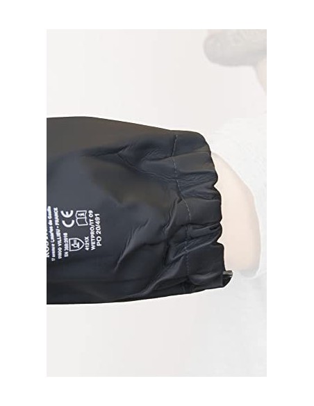 Rostaing WETPRO/IT10 - Guante impermeable de gran longitud con protección total frontal del brazo con cierre elástico, color 