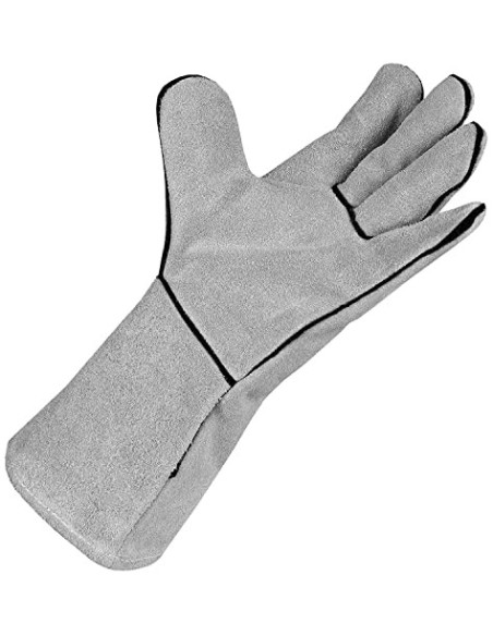 ACE SafeWeld Guantes Soldador EN 388 & 12477 - Guantes de Trabajo de Cuero - 10 L