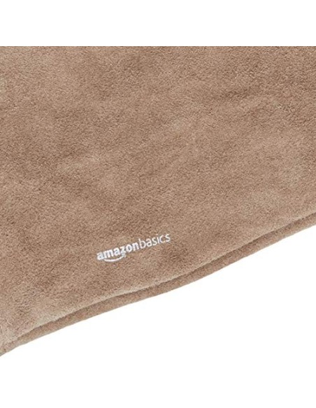 Amazon Basics — Guantes de jardinería de antebrazo de cuero marrón talla XL  1 par 