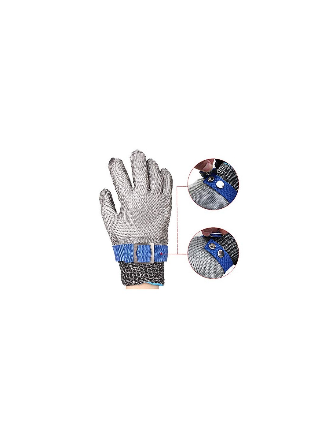  HANDLANDY Guantes de trabajo para hombre, resistentes a cortes,  nivel 3, guantes de seguridad resistentes a desgarros y abrasión, para el  trabajo (talla M) : Ropa, Zapatos y Joyería