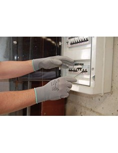 Ruvigrab 8436021582928, Guantes con Soporte Textil, 1, 10, Gris/Gris 2