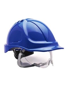 Portwest - Casco de la resistencia pw55rbr con visera, real