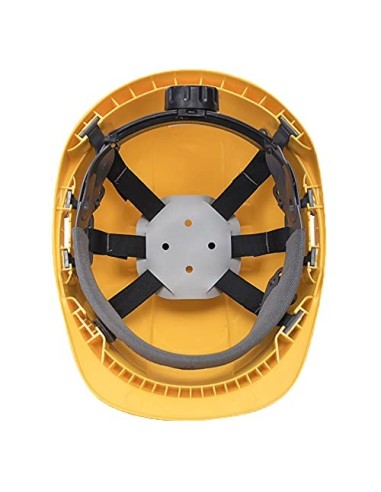 Portwest - La resistencia pw54yer además casco con visera, amarillo