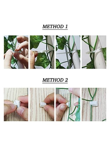 JNCH Planta Hiedra Artificial  14pcs*2.2m  Decoración, Hojas de Vid, Guirnalda Hiedra Artificial Enredadera, Hogar Escalera V