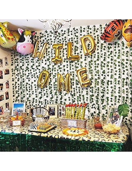 JNCH Planta Hiedra Artificial  14pcs*2.2m  Decoración, Hojas de Vid, Guirnalda Hiedra Artificial Enredadera, Hogar Escalera V