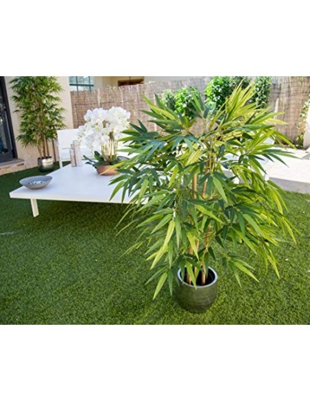 Maia Shop Bambú Cañas Naturales, Elaborados con los Mejores Materiales, Ideal para Decoración de hogar, Árbol, Planta Artific