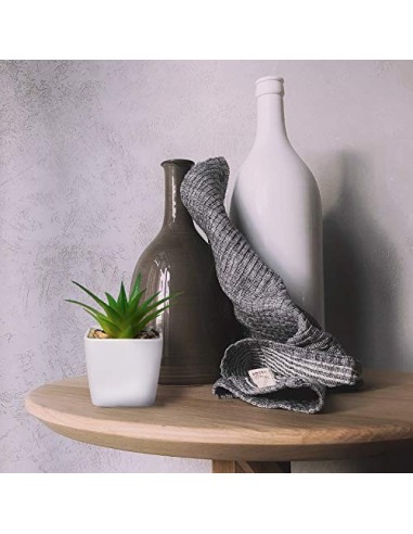 YHmall 4pcs Plantas Artificiales Decoracion Exterior de Suculentas con Macetas Plásticas de Interior y Exterior para Cocina, 