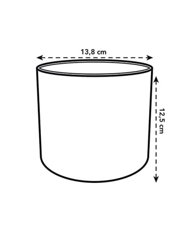 elho B.for Soft Round Maceta Redonda, Blanco, 14 cm