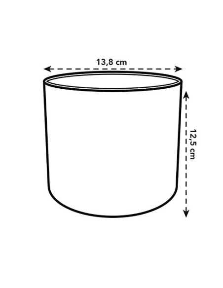 elho B.for Soft Round Maceta Redonda, Blanco, 14 cm