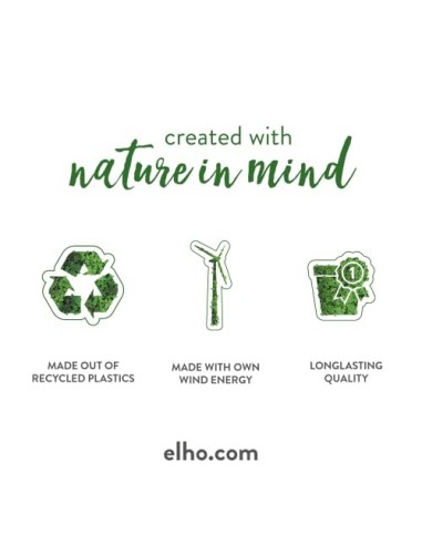 elho B.for Soft Round Maceta Redonda, Blanco, 14 cm