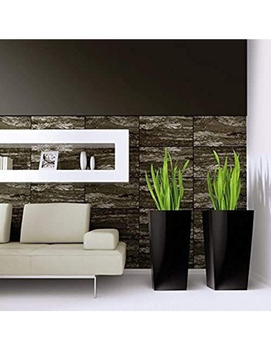 Prosper Plast durs125 - s433 12.6 x 12.6 x 20 cm Urbi Square maceta – color gris